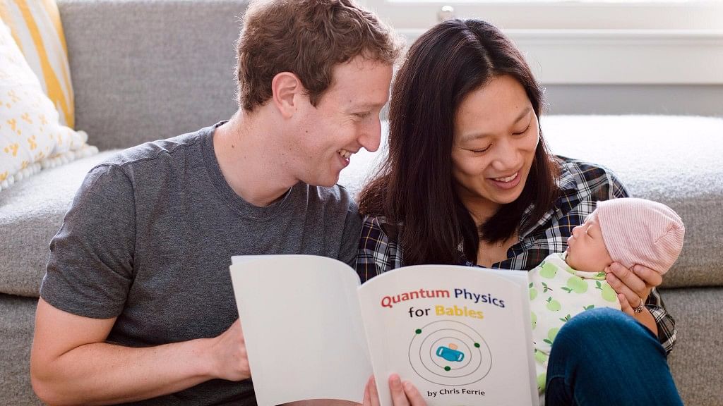 Mark Zuckerberg with Priscilla Chan and their daughter Max. (Photo Courtesy: 

 <a href="https://www.facebook.com/zuck?hc_ref=SEARCH">Mark Zuckerberg</a>)