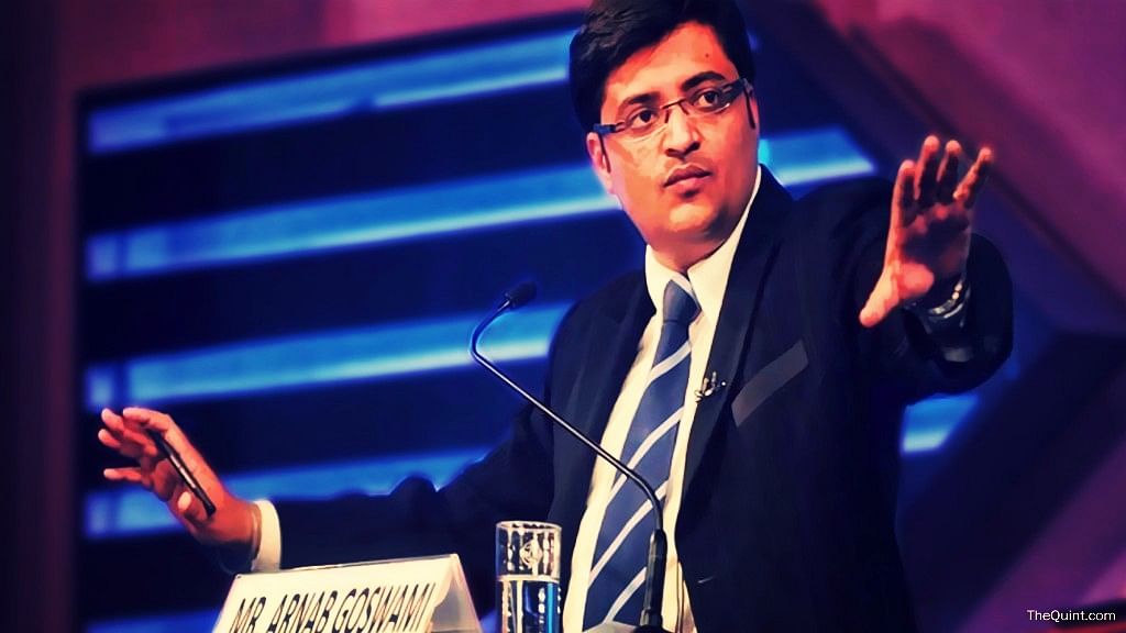 Arnab Goswami and the intolerance of the tolerant. (Photo: <b>The Quint</b>)