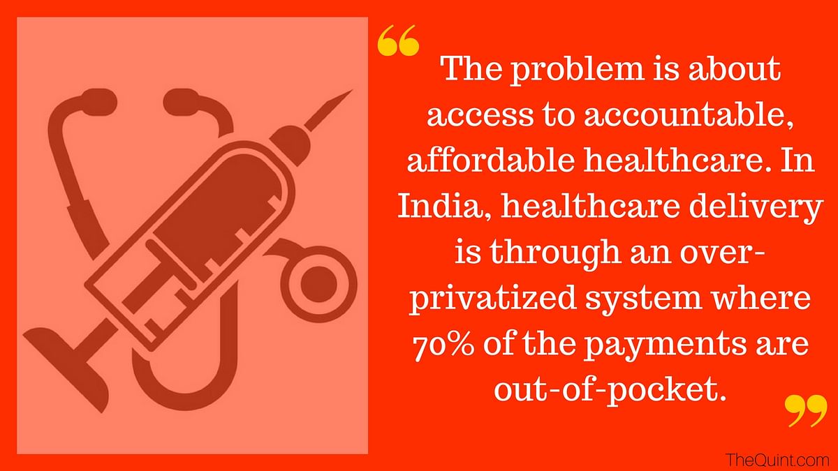 The problem, most simply put, is about access to accountable, affordable healthcare for every citizen. 