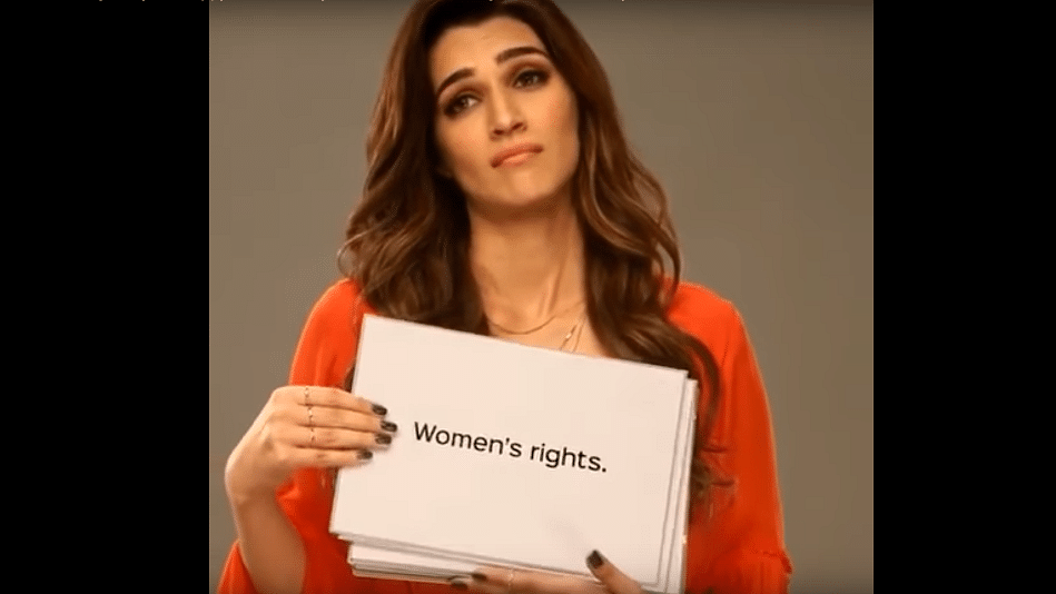 We are with Kriti Sanon on this one. (Photo courtesy: YouTube screen grab)