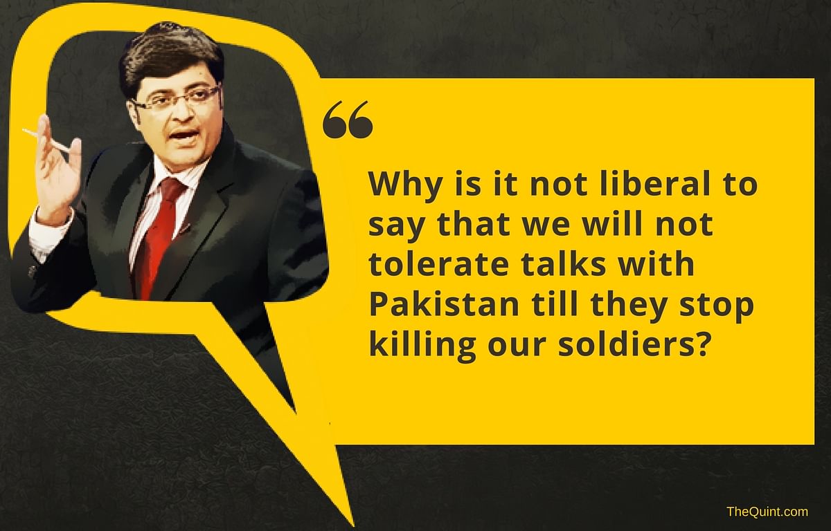 

“Why are the tolerant intolerant and can we tolerate it in this Republic?” Goswami asked at a Chennai event.