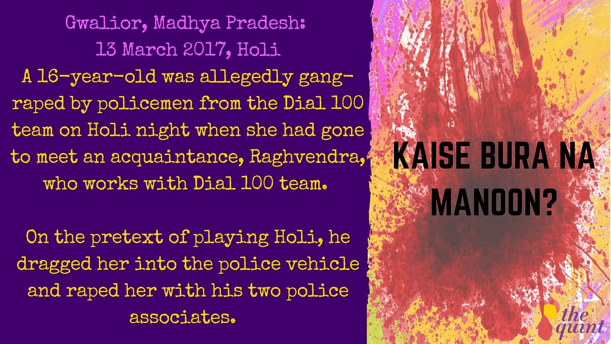 As always, Holi this year saw a long list of shocking crimes being committed against women across the country.