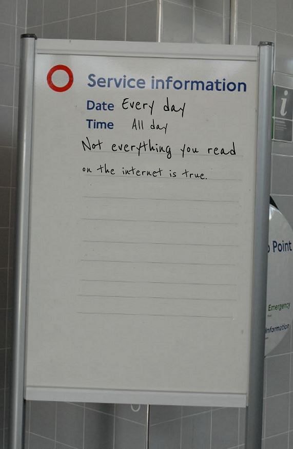You may have spotted the “wonderful” tube sign online. But have you seen this one? 