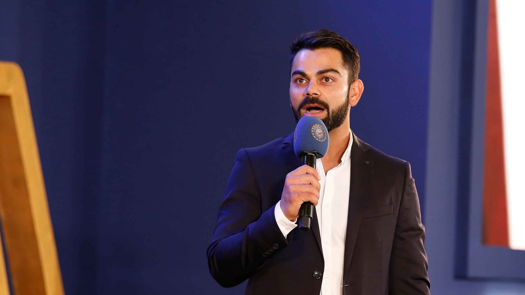 Virat Kohli was speaking at the BCCI Awards when he was named the International Cricketer of the Year. (Photo: BCCI)