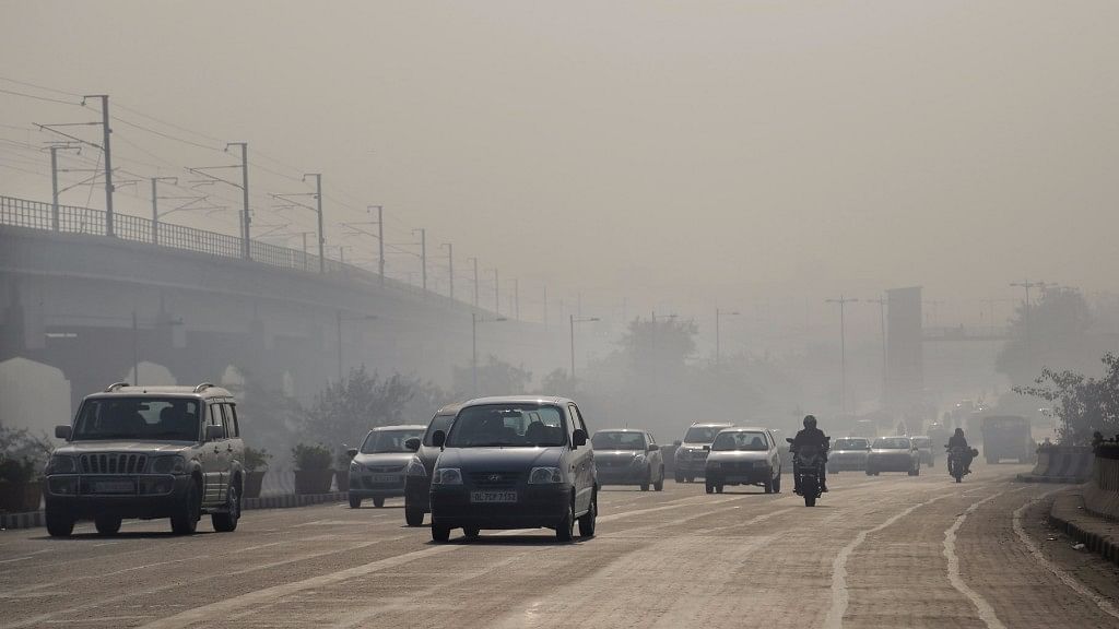 A file photo of pollution on the roads of Delhi. (Photo: AP)