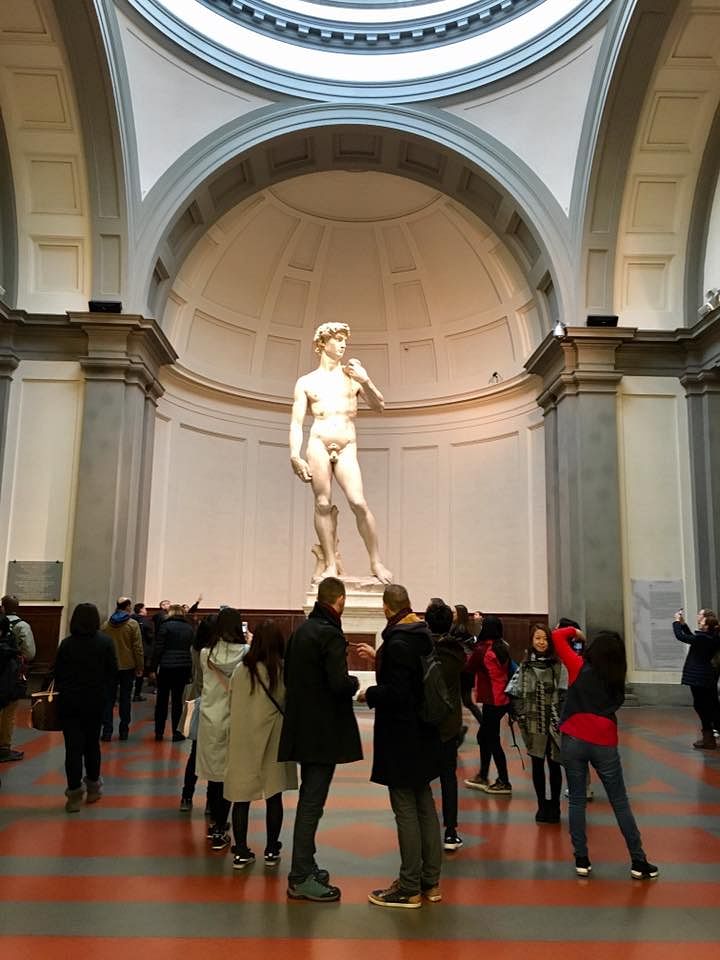 Michelangelo’s stunning sculpture of David. (Photo Courtesy: Firenze Turismo)