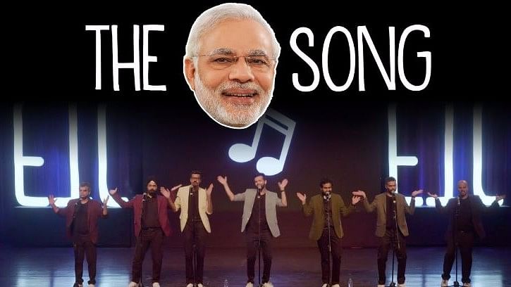 

EIC performing ‘The Modi Song’ (Photo Courtesy: Youtube/East India Comedy) 