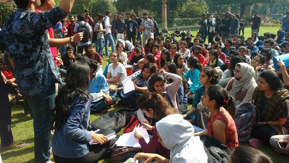 On Wednesday, nearly 800 students of St Stephen’s College staged a “silent protest”.