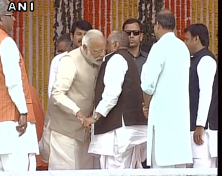 The 44-year-old BJP MP from Gorakhpur has taken oath as UP CM, with two Deputy CMs by his side. 