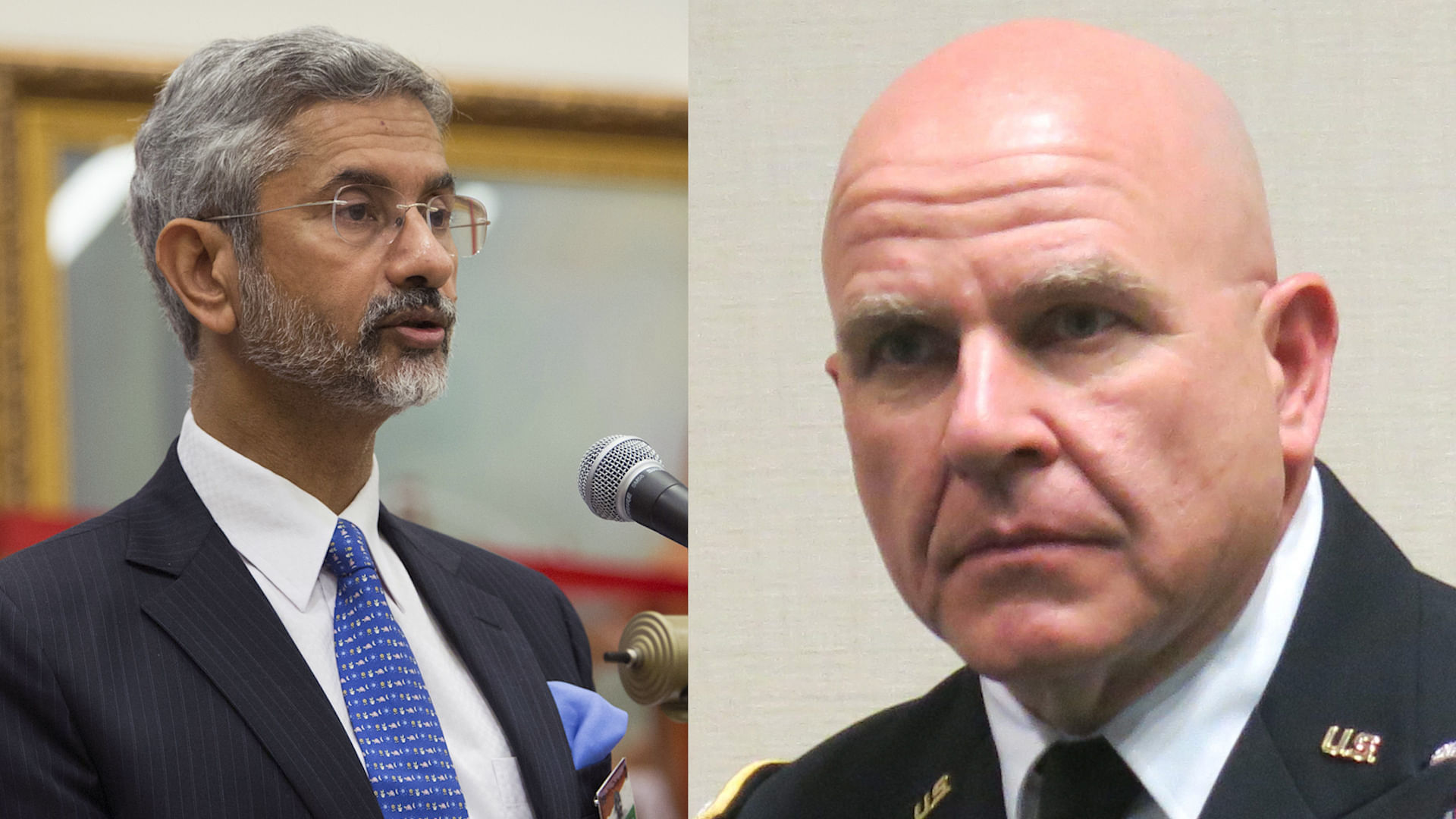 S Jaishankar and Us National Security Advisor HR McMaster. (Photo: Altered by <b>The Quint</b>)