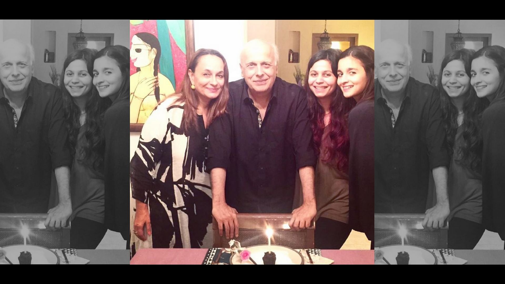 The Bhatt family. (Photo Courtesy: Instagram)
