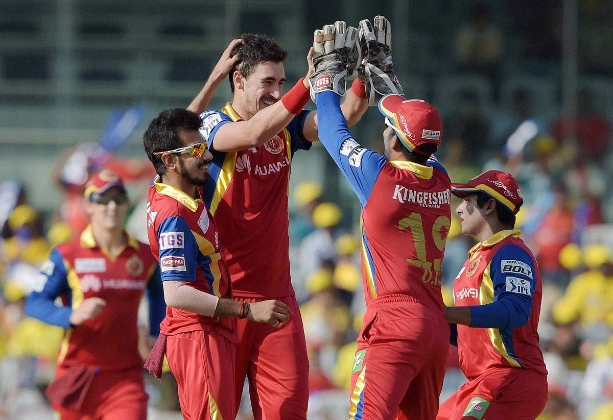 Mitchell Starc, middle, has pulled out of this IPL due to a shoulder injury. (Photo: PTI)