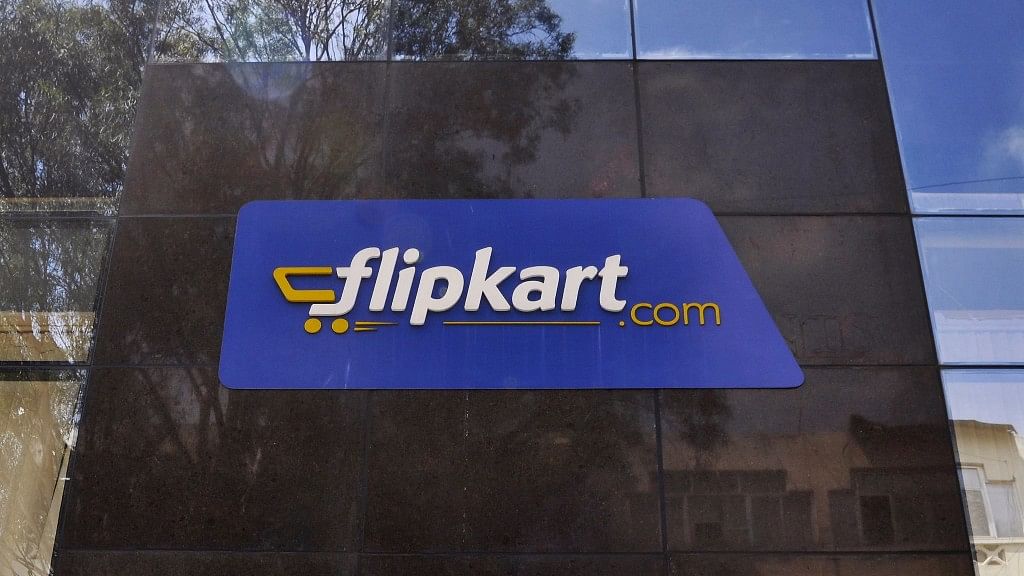 The logo of India’s largest online marketplace Flipkart is seen on a building in Bengaluru, India.( Photo: Reuters)