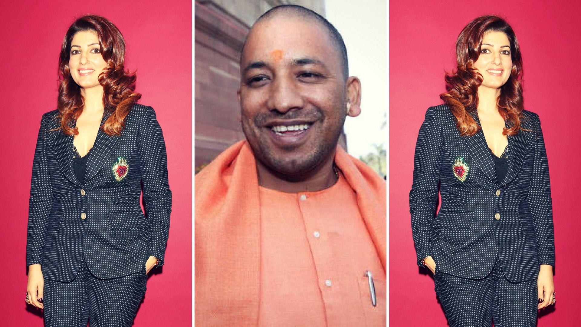 Twinkle Khanna has advice for UP CM Yogi Adityanath. (Photo: Yogen Shah/Altered by The Quint)