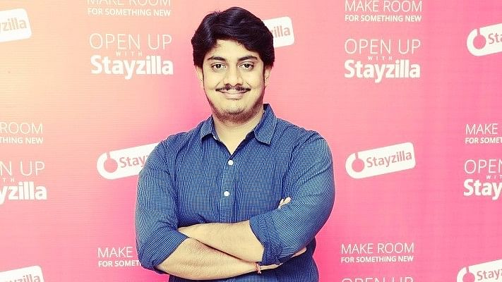 Yogendra Vasupal, CEO of Stayzilla. (Photo Courtesy: <a href="https://officechai.com/news/stayzilla-founder-yogendra-vasupal-arrested/#sthash.lhtO0MOe.dpbs">OfficeChai</a>/ Altered by <b>The Quint</b>)