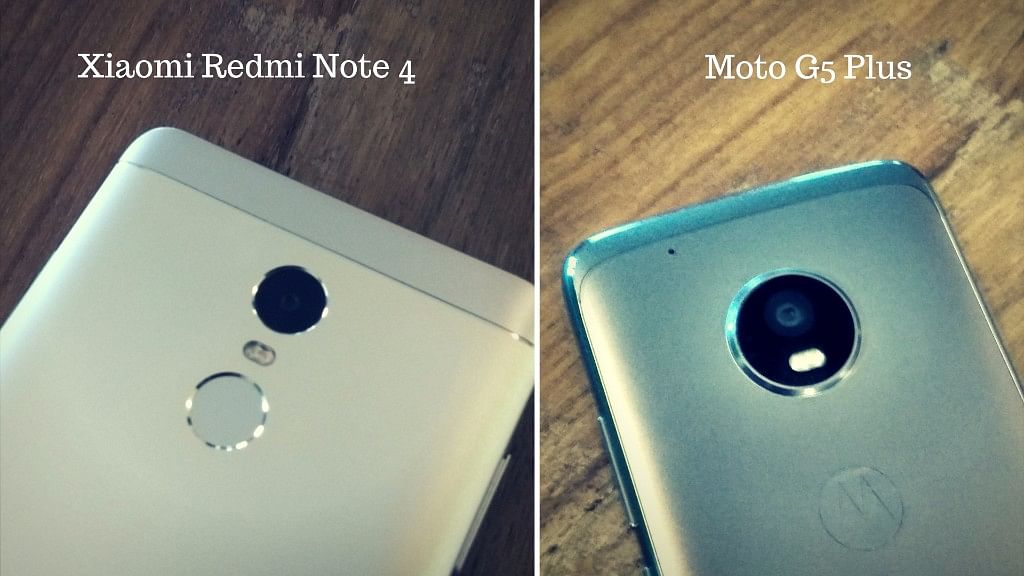 We compare the camera prowess of Moto G5 Plus with Xiaomi Redmi Note 4. (Photo: <b>The Quint</b>)