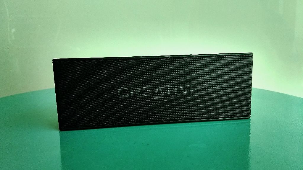 The Creative Muvo 2 speaker. (Photo: <b>The Quint</b>)