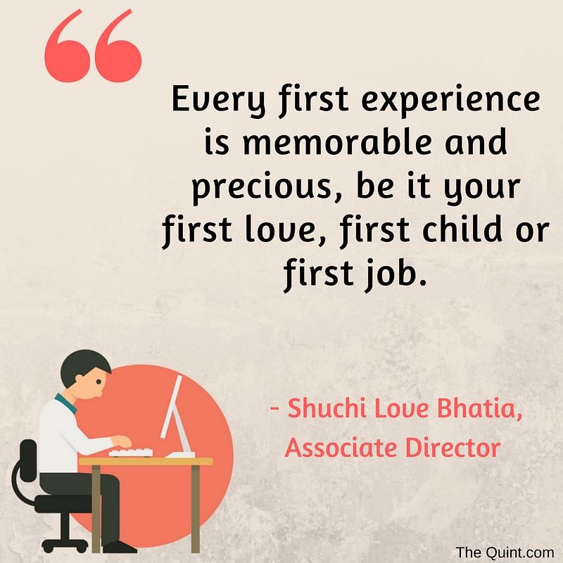

What was your first job like?