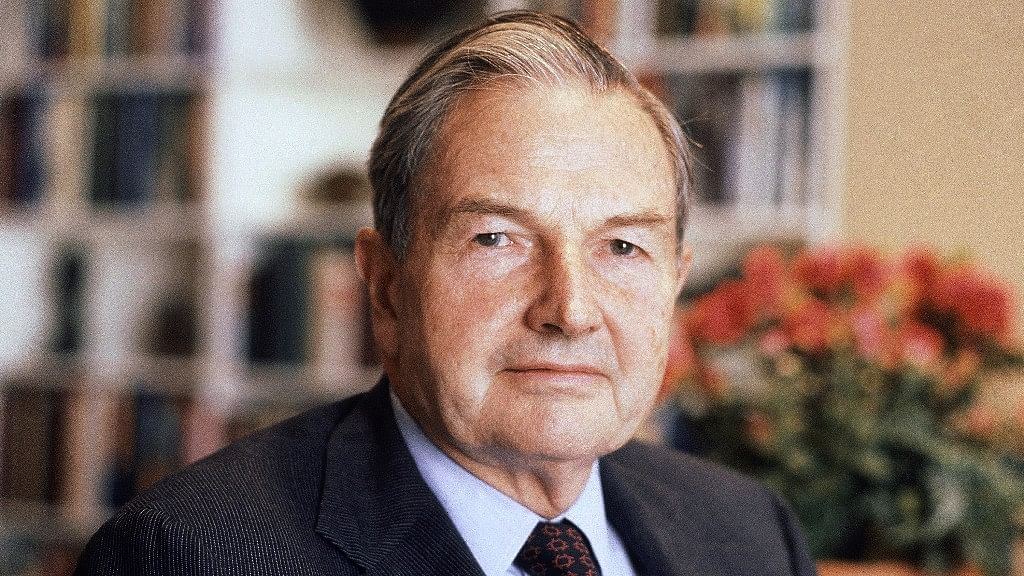 File photo of David Rockefeller. (Photo: AP)