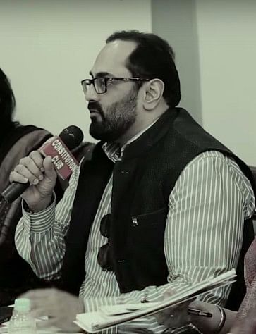 Why is a Director of Arnab’s ‘Republic’, MP Rajeev Chandrasekhar, accusing The Wire of conspiring with Congress? 