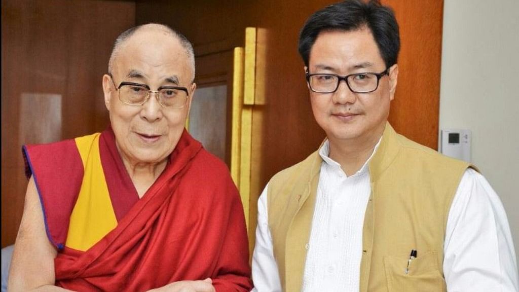 Kiren Rijiju, who is Modi’s point man on Tibetan issues, said he would meet the Dalai Lama. (Photo Courtesy: Twitter/<a href="https://twitter.com/KirenRijiju/status/750604641226940416">KirenRijiju</a>)