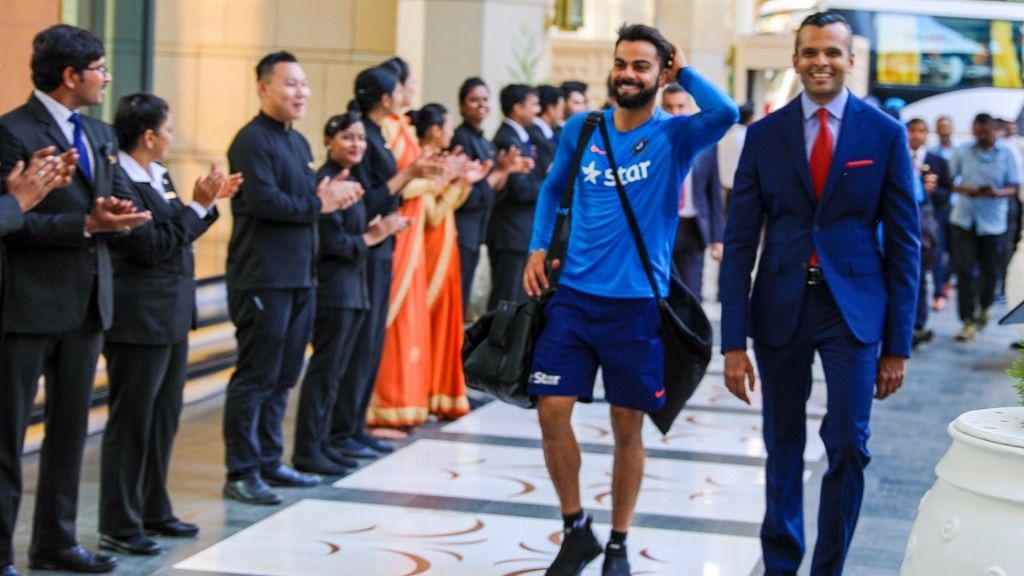 Watch: India Continues to Celebrate Victory at Team Hotel