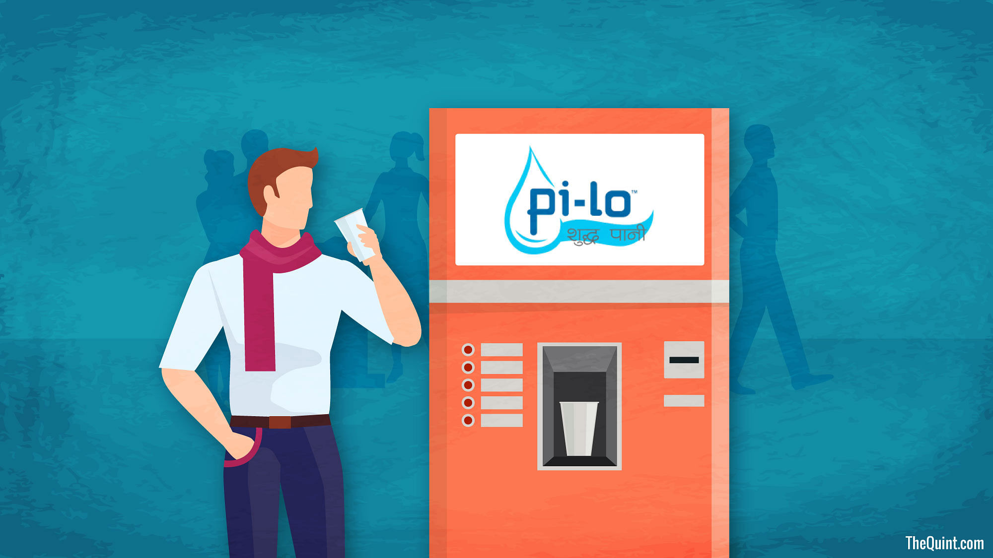 Pi-lo, an automated water-vending machine (<b>Photo:</b> The Quint)