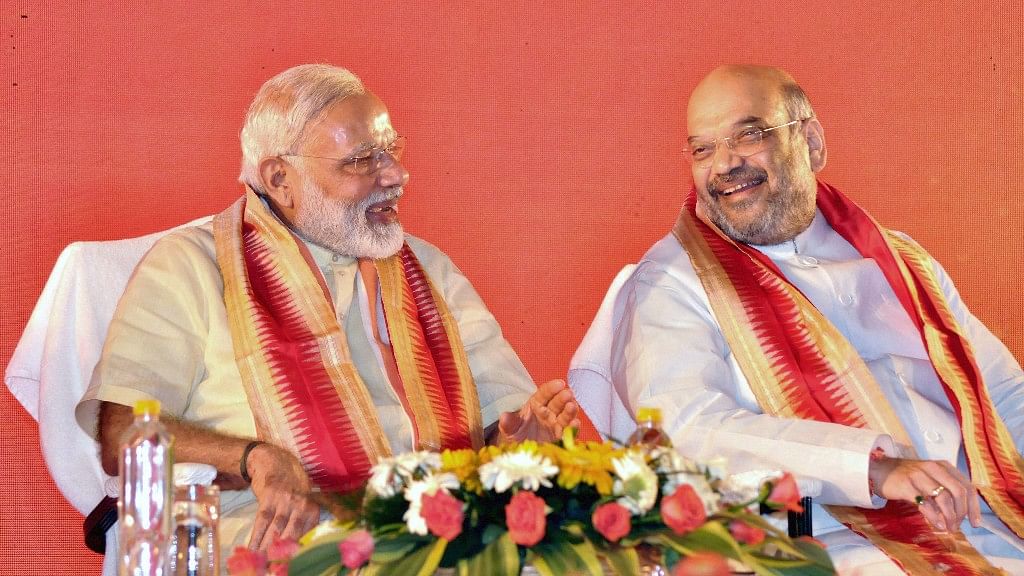 Narendra Modi and Amit Shah.