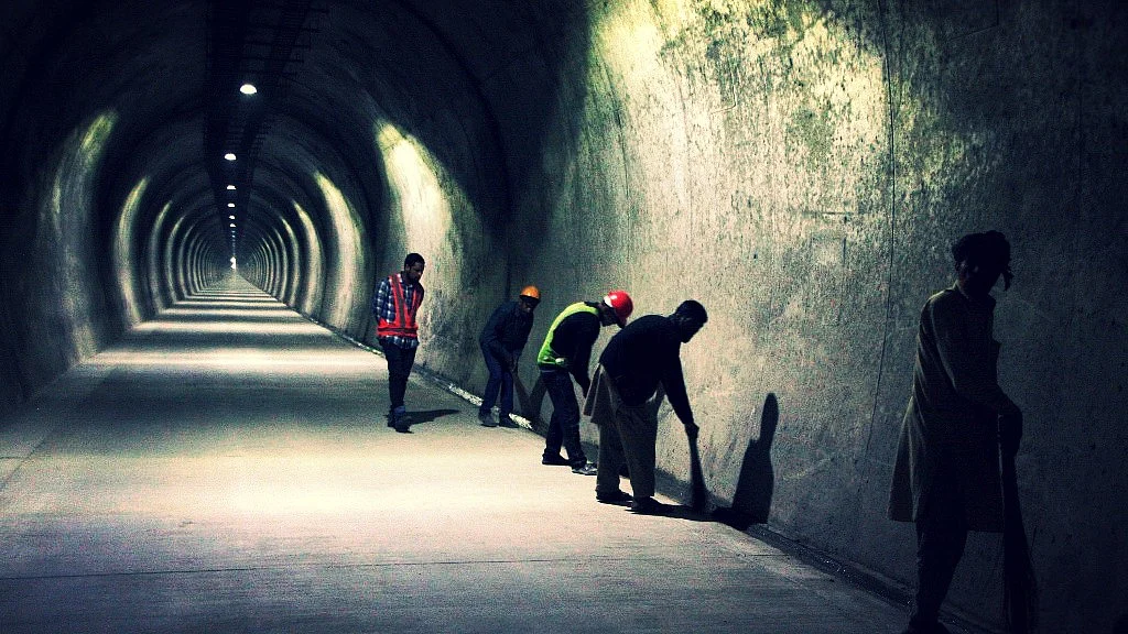 An initial deadline of July 2015 was given for the completion of the 9.28-km tunnel project. (Photo: Junaid Syed Hashmi)