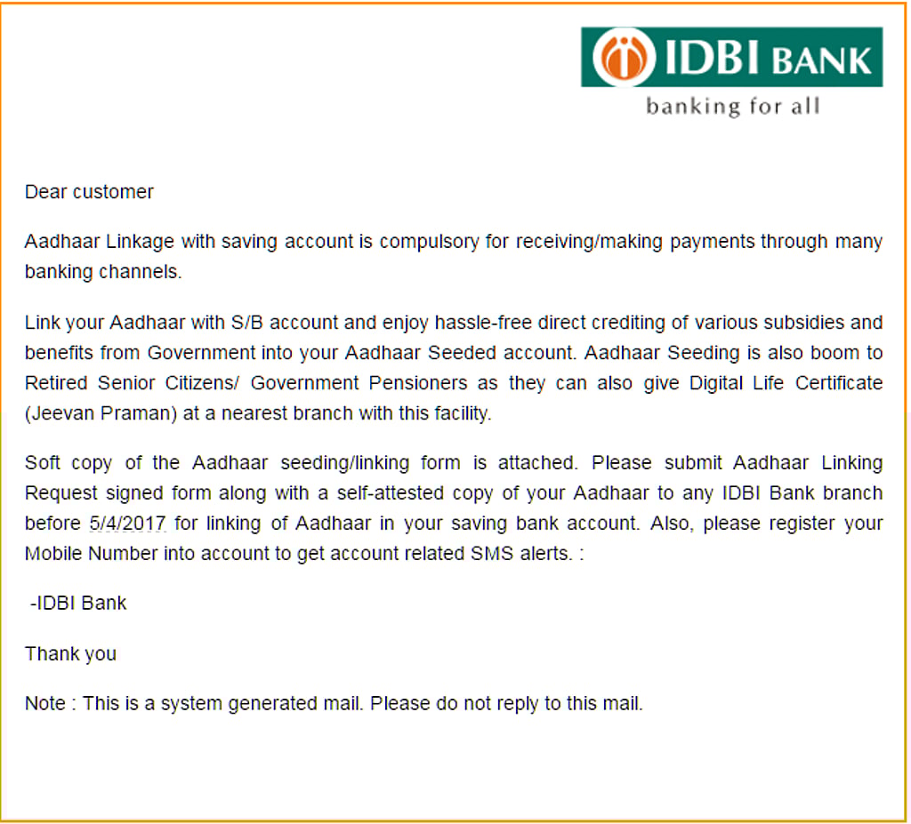 When Banks Come Calling, Do You Have To Give Your Aadhaar Number?