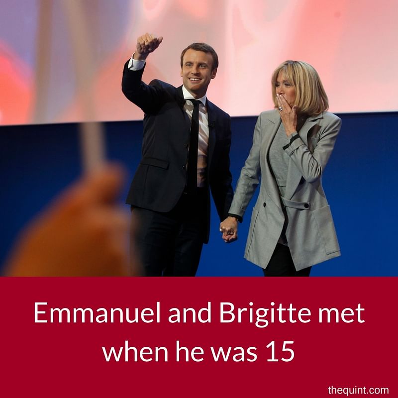 Emmanuel Macron met his now wife Brigitte when he was 15 and she was 39!