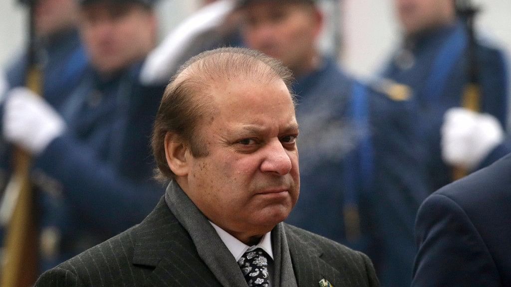 File [photo of Pakistan’s ousted Prime Minister Nawaz Sharif.