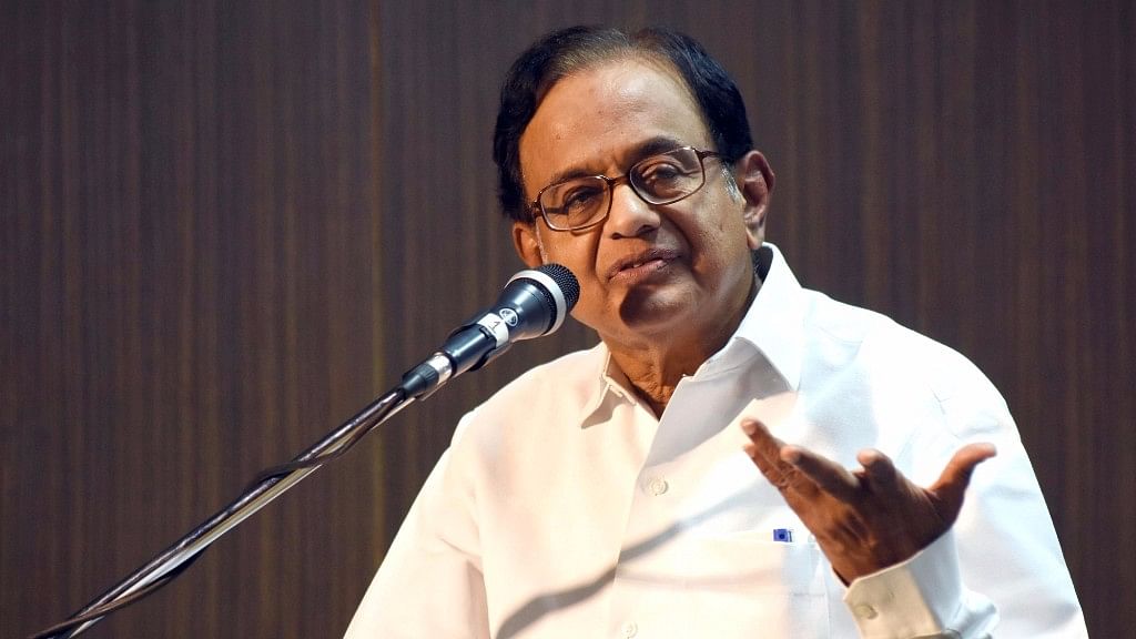 Former Finance Minister P Chidambaram. (Photo: IANS)