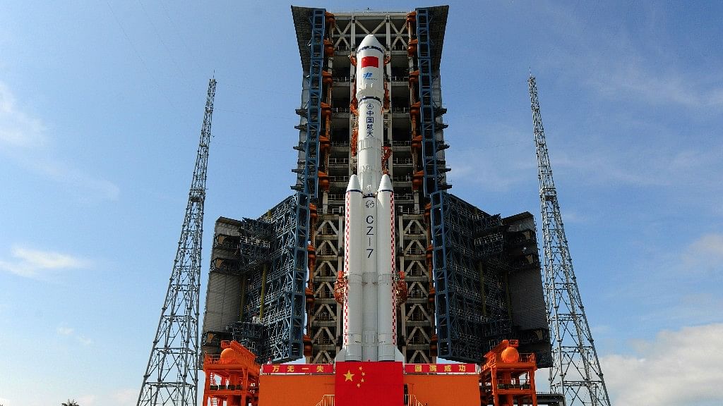 It is believed that China’s  dysfunctional space lab will re-enter Earth in April this year.