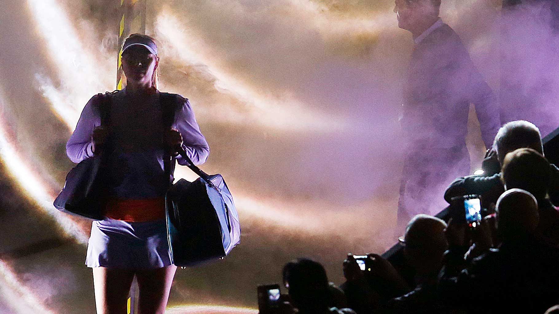 Maria Sharapova made her pro comeback on Wednesday. (Photo: AP)