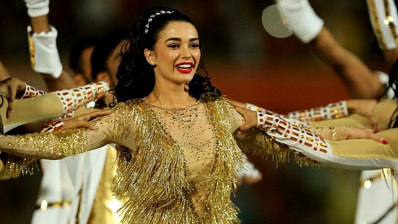 Amy Jackson performs at the IPL opening ceremony in Hyderabad. (Photo: BCCI)