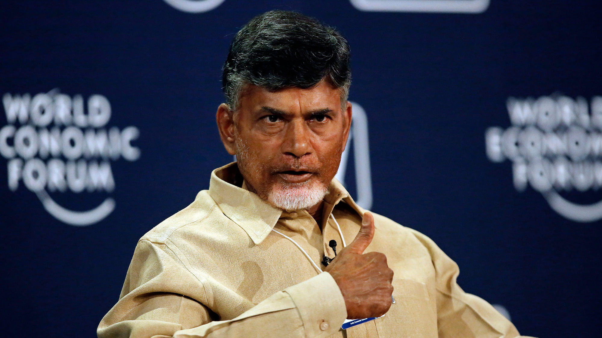 34-year-old Lokesh, the only son of Naidu, was elected to the state legislative council in March. File photo of N Chandrababu Naidu, Chief Minister, Andhra Pradesh. (Photo: Reuters)