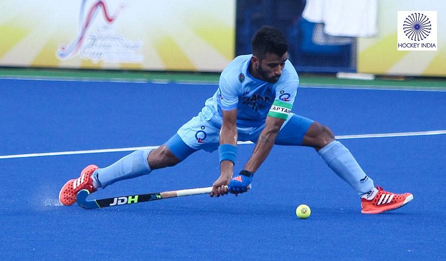 Akashdeep Singh and Mandeep Singh scored a goal each for India. 