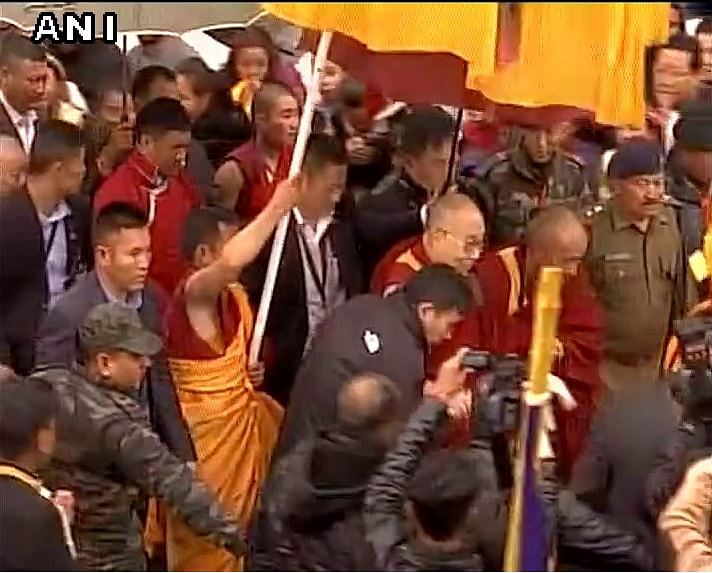 

According to reports, the Tibetan spiritual leader’s arrival is delayed due to bad weather.