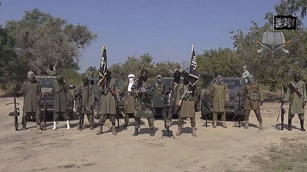 File photo of Boko Haram terrorists of Nigeria.&nbsp;
