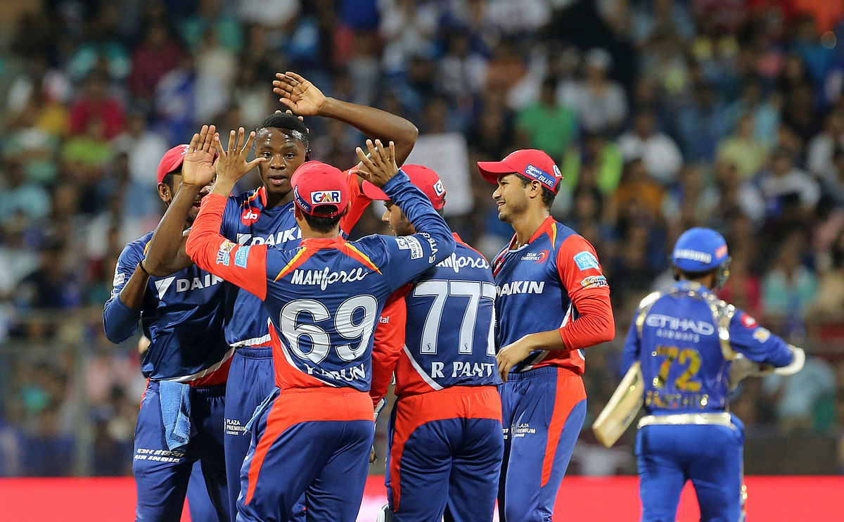 Daredevils restricted the hosts 142 for eight but managed only 128 for seven in 20 overs.