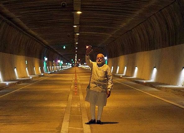 India’s longest road tunnel was inaugurated by PM Modi on Sunday. Here’s a look at the project’s journey.   