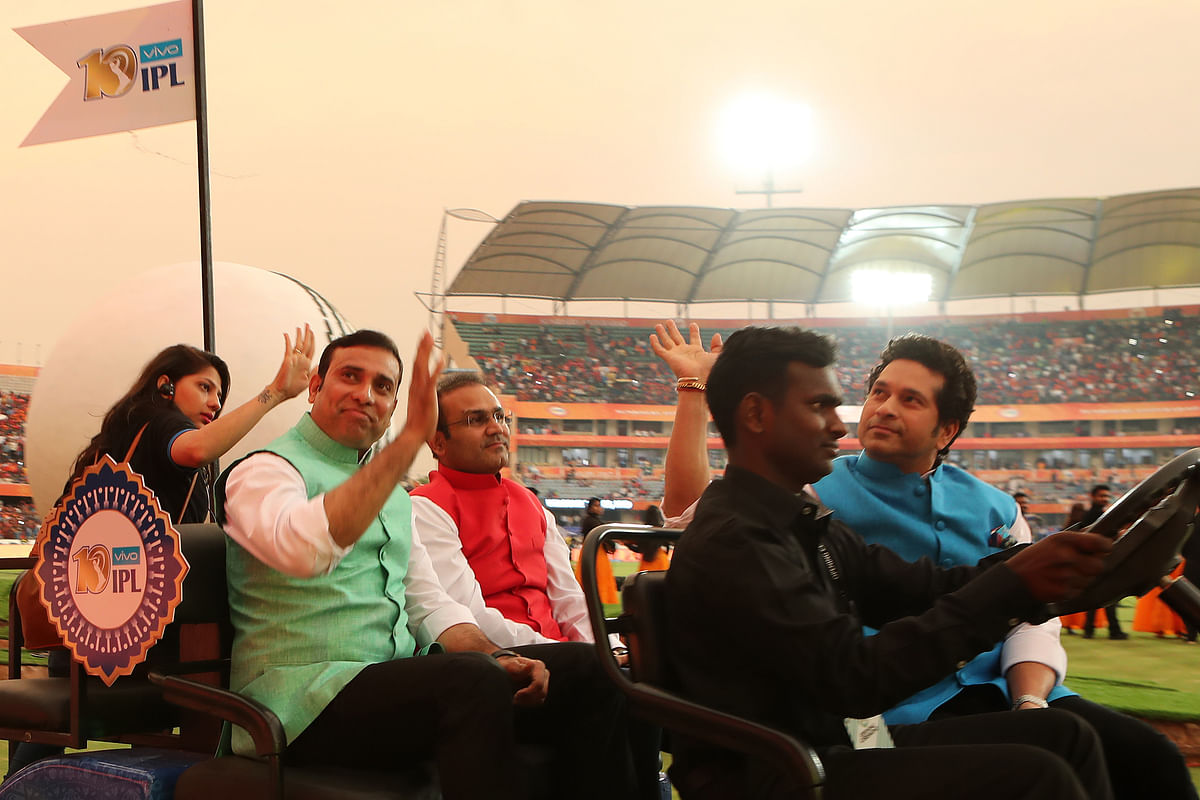 Take a look at some of the pictures from the opening ceremony of IPL 10 at Hyderabad.