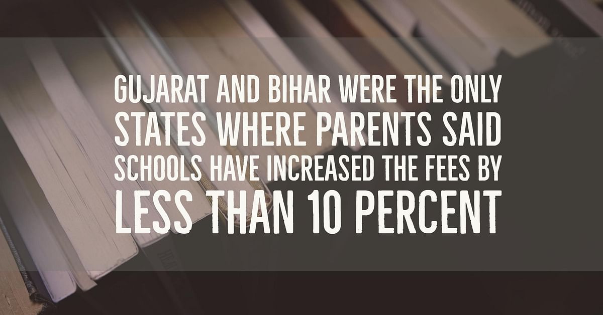 15 percent of parents surveyed said schools have hiked the fees by over 20 percent this year.