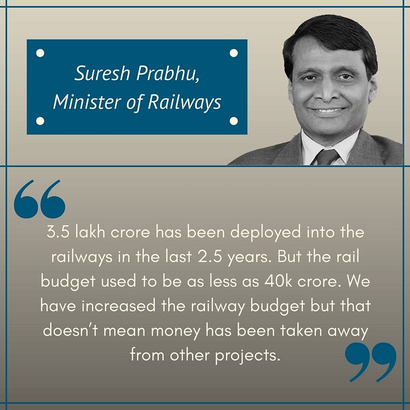 The Quint’s Sanjay Pugalia caught up with Railway Minister Suresh Prabhu.