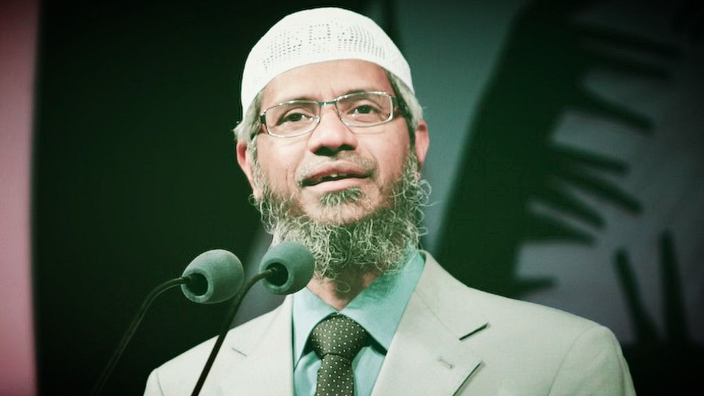 File photo of controversial Islamic Preacher Zakir Naik.&nbsp;