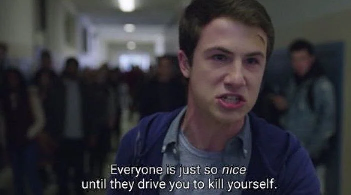 Clay Jenson has a breakdown in school. (Photo courtesy: Netflix)
