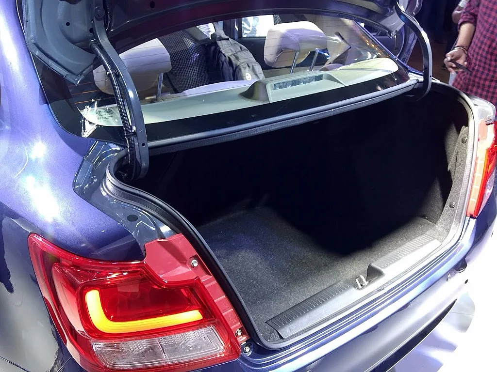 The Dzire’s boot space is now 376 litres. (Photo: <b>The Quint</b>)