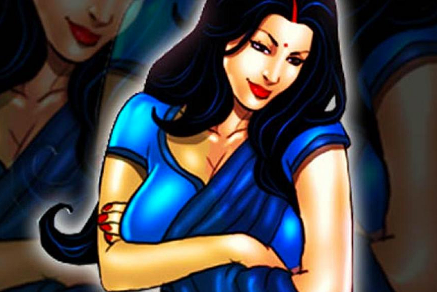 A portrayal of Savita Bhabhi. (Photo Courtesy: www.kirtu.com)