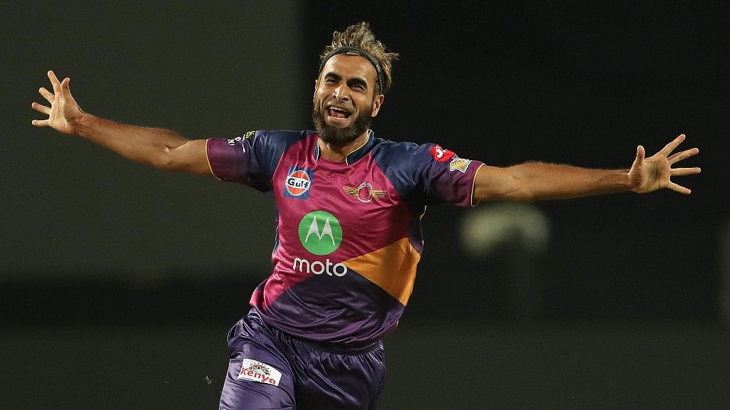 Imran Tahir picked up three wickets in Rising Pune Supergiant’s match against Mumbai Indians. (Photo: BCCI)
